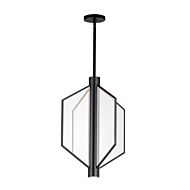 Telstar LED Pendant in Black by ET2