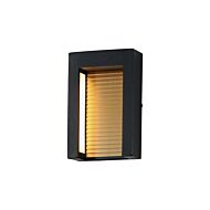 Alcove LED Outdoor Wall Sconce in Black  Gold by ET2