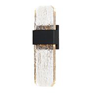 Rune LED Outdoor Wall Sconce in Black by ET2