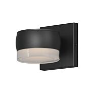 Modular LED Outdoor Wall Sconce in Black by ET2