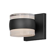 Modular LED Outdoor Wall Sconce in Black by ET2