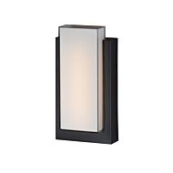 Tower LED Outdoor Wall Sconce in Black by ET2