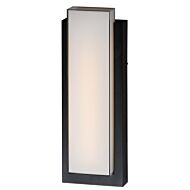 Tower LED Outdoor Wall Sconce in Black by ET2