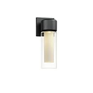 Dram LED Outdoor Wall Sconce in Black by ET2