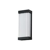 Acropolis LED Outdoor Wall Sconce in Black by ET2