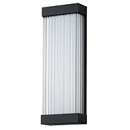 Acropolis LED Outdoor Wall Sconce in Black by ET2