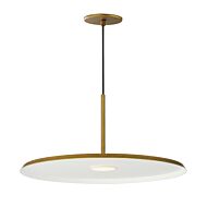 Berliner LED Pendant in Antique Brass by ET2