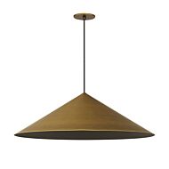 Pitch LED Pendant in Antique Brass by ET2