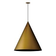 Pitch LED Pendant in Antique Brass by ET2