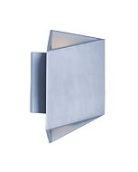 ET2 Alumilux AL 8.5 Inch 2 Light Outdoor Wall Sconce in Satin Aluminum