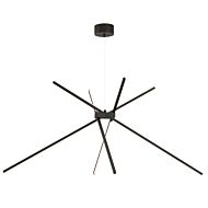 Alumilux Aster LED Pendant in Black by ET2