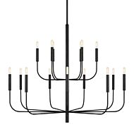 Brianna 15 Light Chandelier in Aged Iron by Ellen Degeneres