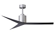 Eliza 6-Speed DC 56" Ceiling Fan in Brushed Nickel with Matte Black blades