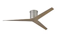 Eliza 6-Speed DC 56" Ceiling Fan in Brushed Nickel with Gray Ash Tone blades