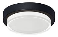 Elm LED Outdoor Flush Mount in Black by AFX Lighting