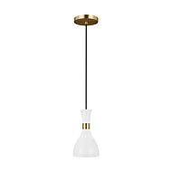 Joan Pendant Light in Matte White by Ellen Degeneres