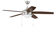 Craftmade Phaze Energy Star 5 Blade 2 Light Indoor Ceiling Fan in Brushed Polished Nickel