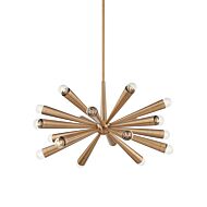 Keanu 18 Light Chandelier in Patina Brass by Troy Lighting