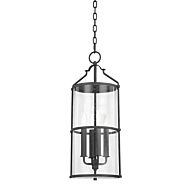 Burbank Four Light Outdoor Lantern in Textured Black by Troy Lighting