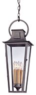 Troy Parisian Square 4 Light 29 Inch Pendant Light in Aged Pewter