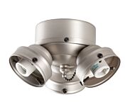 Craftmade 3 Light Medium Base Fitter in Brushed Satin Nickel