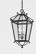 Santa Barbara County Four Light Outdoor Lantern in French Iron by Troy Lighting