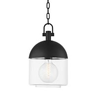 Zephyr One Light Outdoor Pendant in Textured Black by Troy Lighting