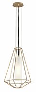 Troy Silhouette 23 Inch Pendant Light in Gold Leaf