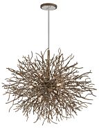 Sierra Nine Light Chandelier in Vienna Bronze by Troy Lighting