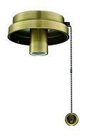 Fanimation Fitters Ceiling Fan Light Kit in Antique Brass