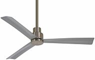 Minka Aire Simple 44 Inch Indoor/Outdoor Ceiling Fan in Brushed Nickel