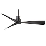 Minka Aire Simple 44 Inch Indoor/Outdoor Ceiling Fan in Coal