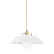 Otto 1-Light Pendant in Patina Brass