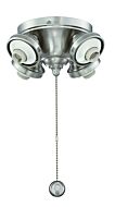 Fanimation Fitters 4 Light Ceiling Fan Light Kit in Brushed Nickel