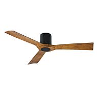 Aviator 54" Ceiling Fan in Matte Black with Distressed Koa