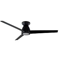 Tip-Top 1-Light 52" Ceiling Fan in Matte Black