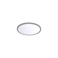 Round 1-Light LED Flush Mount Ceiling Light in Brushed Nickel