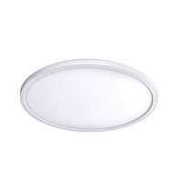 Round 1-Light LED Flush Mount Ceiling Light in White