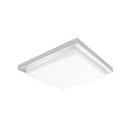 Metro 1-Light LED Flush Mount Ceiling Light in Chrome