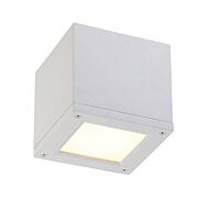 Rubix 1-Light LED Flush Mount Ceiling Light in White