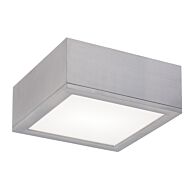 Rubix 1-Light LED Flush Mount Ceiling Light in Graphite