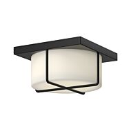 Regalo LED Flush Mount in BlackOpal Glass by Kuzco Lighting