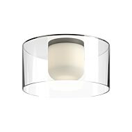 Birch LED Flush Mount in BlackClear by Kuzco Lighting