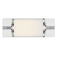 Crystorama Foster Wall Sconce in Polished Chrome