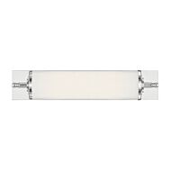 Crystorama Foster Wall Sconce in Polished Chrome