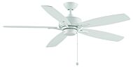 Fanimation Aire Deluxe 52 Inch 5 Blade Ceiling Fan in Matte White