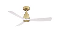 Fanimation Kute 44 Inch Indoor Ceiling Fan in Brushed Satin Brass