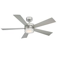 Wynd 1-Light 52" Ceiling Fan in Stainless Steel