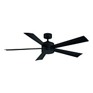 Modern Forms Wynd 60 Inch Indoor/Outdoor Ceiling Fan in Matte Black