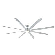 Hydra 1-Light 120" Ceiling Fan in Titanium Silver